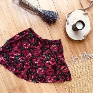LA HEARTS rose skirt